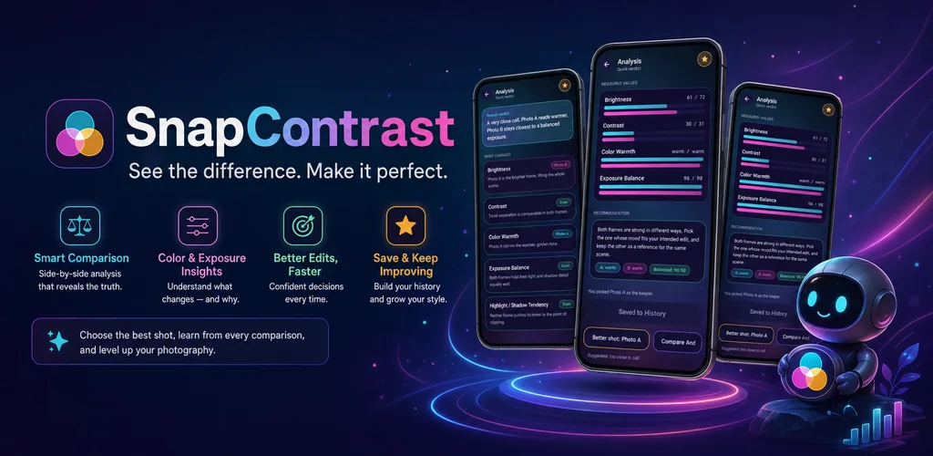 SnapContrast promotional banner